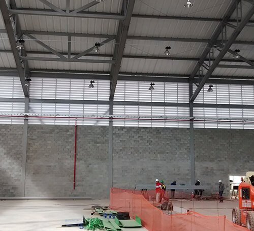 Instalação de Venezianas Industriais em Santo Amaro 2014